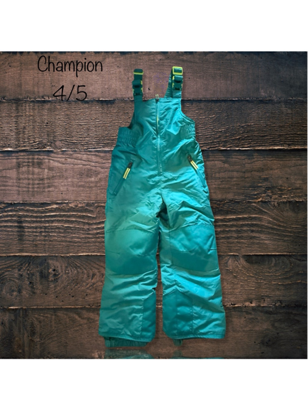Size 4/5 Champion Snow Overall Bibs